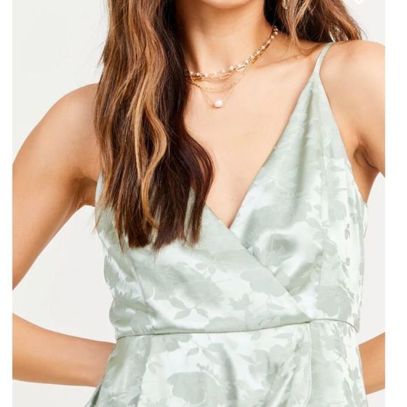 Altr’d State Autumn Slip Dress Ivory Size L - Picture 5 of 6